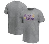 NFL Maglietta Minnesota Vikings Calcio Hometown Difendere The North Grigio Shirt