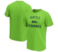 NFL Maglietta Seattle Seahawks Squadra Arch Core Grafico Calcio Shirt Verde Lime
