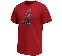 NFL Maglietta Tampa Bay Buccaneers Secondaria Logo Grafico Rosso Midessential