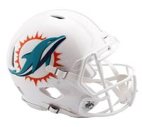 NFL Miami Dolphins Casco Da Football Autentico A Misura Intera Speed