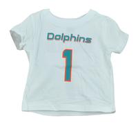 NFL Miami Dolphins Tua Tagovailoa #1 Girocollo Bambino Neonato T-Shirt Tee