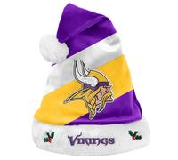 NFL Minnesota Vikings Santa Claus Cappello Berretto Babbo Natale Calcio