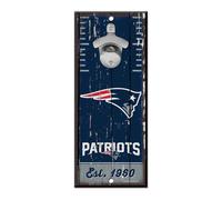 NFL New England Patriots Bottiglia Apri Wood Sign Insegna IN Legno da Parete