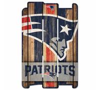 NFL New England Patriots Plank Fence Wood Sign Targa Legno Deko Steccato 43x28cm