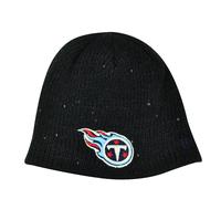 NFL New Era Il Glistener Tennessee Titans Paillettes Cuffless Donna Knit Beanie