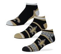 NFL New Orleans Saints Calze 3 Pezzi Sneakers