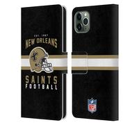 NFL NEW ORLEANS SAINTS GRAPHICS CUSTODIA COVER A PORTAFOGLIO PER APPLE iPHONE