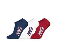 NFL NEW YORK GIANTS 3pk Sneaker Socks - DBL/WHT/RED - 43/46
