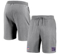 NFL Pantaloncini New York Giganti Ny Calcio Mid Essenziali Sudore Corti Grigio