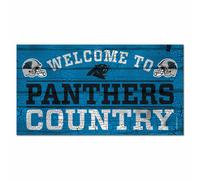 NFL Pantere Della Carolina Benvenuto To Paese Wood Sign Insegna IN Legno 61x33