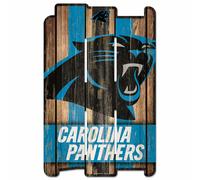 NFL Pantere Della Carolina Plank Fence Wood Sign Insegna IN Legno Deko Steccato
