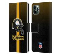 NFL PITTSBURGH STEELERS LOGO CUSTODIA COVER A PORTAFOGLIO PER APPLE iPHONE