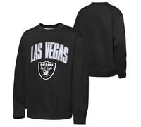 NFL Place Kicker Po FLC, Felpa Girocollo in Pile Ragazzi, Nero, 7-8 Anni