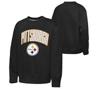 NFL Place Kicker Po FLC, Felpa Girocollo in Pile Ragazzi, Nero, 9-11 Anni