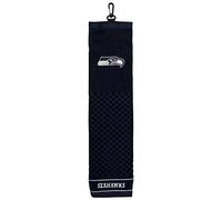 NFL Ricamato Asciugamano da Golf, Donna Bambino Uomo Unisex, 32810, Seattle Seahawks, Taglia Unica
