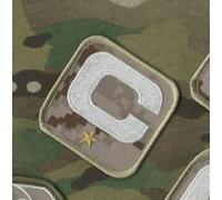 NFL Saluto A Servizio Digital-Camo Uno ⭐ 1-GOLD Stella da Stiro Bianco C-Patch