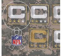 NFL Saluto A Servizio Mimetico Capitani Toppa THREE-3-STAR Acu Digital C-Patch