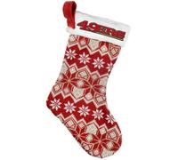 NFL San Francisco 49ers Ugly Santa Claus Stocking Calze Babbo Natale