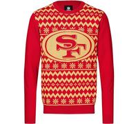 NFL San Francisco 49ers Ugly Sweater Big Logo 2 colori Christmas Pullover Natale, multicolore, XL