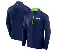 NFL Seattle Seahawks Defender LC Quarter Zip Zipper Jacket Top Sweater