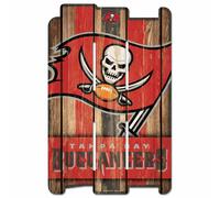 NFL Tampa Bay Buccaneers Plank Fence Wood Sign Targa Legno Deko Steccato 43x28cm