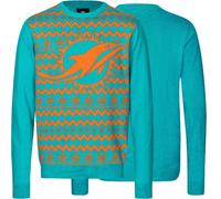 NFL Ugly Felpa Miami Delfini Pullover Natale Big Logo 2-Color Natale