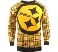 NFL Ugly Felpa Pittsburgh Steelers Pullover Natale Big Logo Calcio
