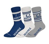 NFL Unisex Calzini, 3er Pacco - Squadre, 3Pack Crew Calcio, Logo, Ba