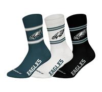 NFL Unisex Calzini, 3er Pacco - Squadre, 3Pack Crew Calcio, Logo, Ba