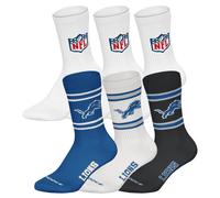 NFL Unisex Calzini, 6er Pacco - Squadre, 6Pack Crew Calcio, Logo, Ba