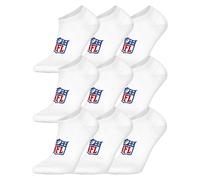 NFL Unisex Sneaker-Socken, 9er Pacco - Shield 9Pack Sneakers Calzini, Logo, B