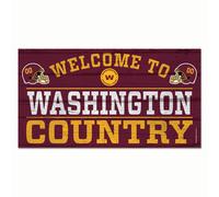 NFL Washington Calcio Squadra Benvenuto To Paese Wood Sign Targa Legno 61x33