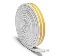 NFLOBD Guarnizione Porta Finestra, Tipo E/I/D/P Autoadesivo Adesivo EPDM Guarnizione in Autoadesiva Gomma Bordo, Antivento Striscia Schiuma Sigillo, per finestre, Porte -24M