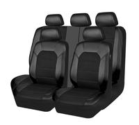 NFNFFC Coprisedili Auto per Toyota Yaris Cross SUV 2021 2022 2023 2024, 9 Pezzi Pelle Impermeabile Copri Sedile Set Auto Protezioni Accessori Interno,Black