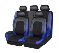 NFNFFC Coprisedili Auto per Toyota Yaris Cross SUV 2021 2022 2023 2024, 9 Pezzi Pelle Impermeabile Copri Sedile Set Auto Protezioni Accessori Interno,Blue
