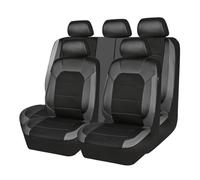 NFNFFC Coprisedili Auto per Toyota Yaris Cross SUV 2021 2022 2023 2024, 9 Pezzi Pelle Impermeabile Copri Sedile Set Auto Protezioni Accessori Interno,Grey