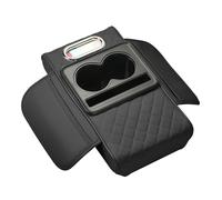 NFNFFC Cuscino per Bracciolo per Renault Grand Kangoo 2013 2014 2015 2016 2017 2018, Multifunzionale Pelle Copertura per Console Centrale, Accessori Auto,Black