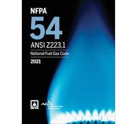 NFPA 54/ANSI Z223.1, National Fuel Gas Code, 2021 Edition