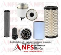 Nfs Filtro Kit Per Jcb 8014, 8016, 8018 Con Perkins Motore Inclusa Idraulico