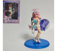 NFsgVCGJ 20 cm Blue Archive Takanashi Figure PVC Environmental Protection Materials Suitable for Home Office Desk Decorative Ornaments Toy