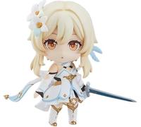 NFsgVCGJ Aether, Lumine Q Version Action Figure Model Cake Topper, PVC Anime Game Character Collection Figurine Decor Craft Gift 9,9 cm (Lumine)