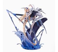 NFsgVCGJ Corvo grigio, 32 cm, statuetta in PVC con simbolo dell'abisso cremisi, adatta per regali