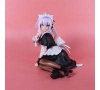 NFsgVCGJ Elaina - Action figure da cameriera dalle orecchie di gatto, personaggio dipinto, modello giocattolo, in PVC, articolo da collezione anime, 15 cm