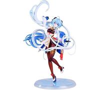 NFsgVCGJ Ganyu Cartoon Game PVC Action Figure Statue Modello Farfalla Ganyu Collezione Anime Character Collection Cake Topper Decorazione (C 28 cm)