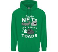 Nft Newts Rane Rospi Bambini Felpa con Cappuccio