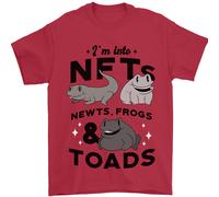 Nft Newts Rane Rospi Uomo T-Shirt 100% IN Cotone