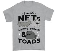 Nft Newts Rane Rospi Uomo T-Shirt 100% IN Cotone