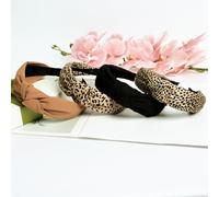 Nfvjfxz 4 fasce per capelli annodate da donna, stile bohémien, alla moda, larghe, con nodo, colore marrone, beige, nero, antiscivolo, accessori per capelli, regalo di compleanno e matrimonio