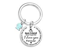 Nfyxcaz Amicizia Portachiavi Regali Per Migliore Amico Al Mio Migliore Amico Mai Dimenticare Portachiavi Regali Per Migliore Amico Donne Ragazze
