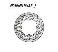 Ng 1023904 Round Brake Disc Argento